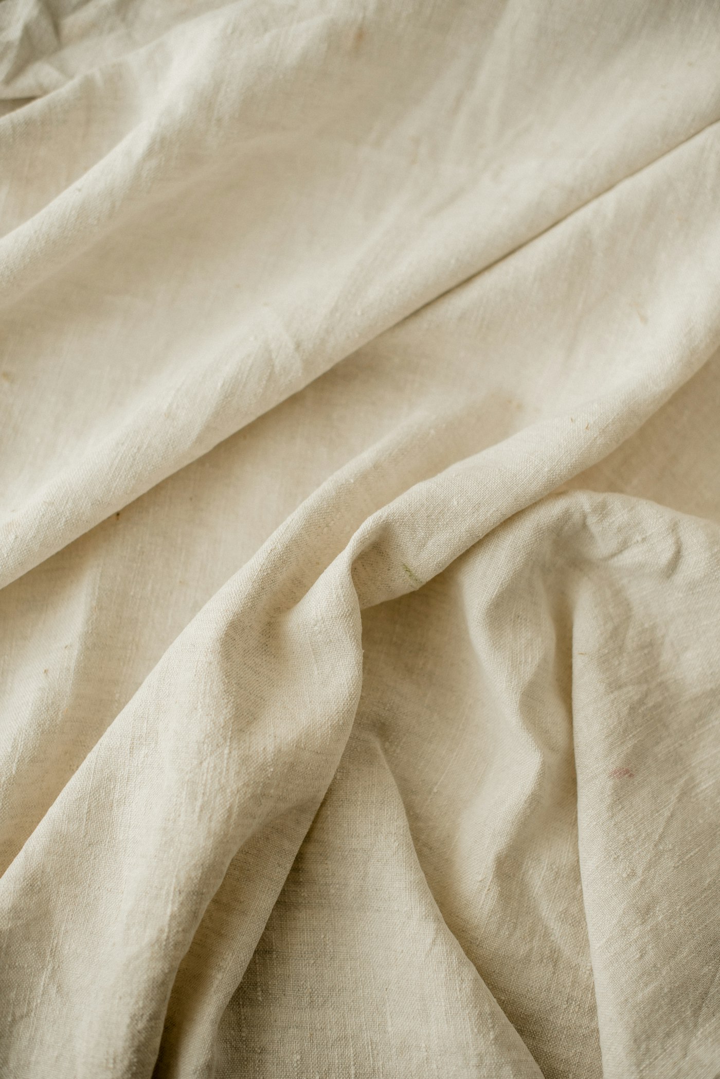 Soft linens, folded and stacked